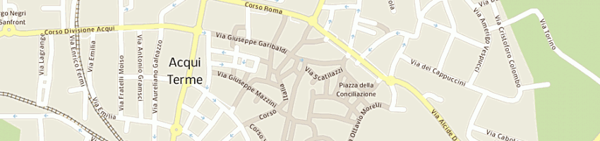 Mappa della impresa l'impazienza di eugenio giuseppe merico e c snc a ACQUI TERME