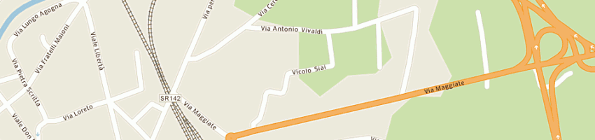 Mappa della impresa righi giuseppe a BORGOMANERO