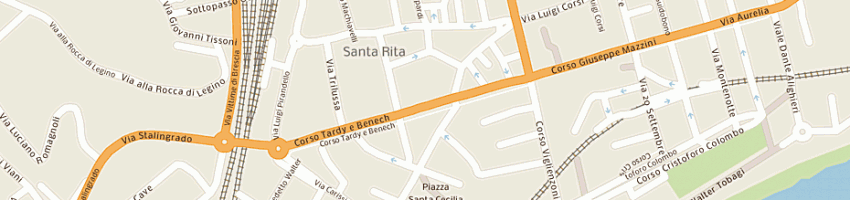 Mappa della impresa luccini guido a SAVONA