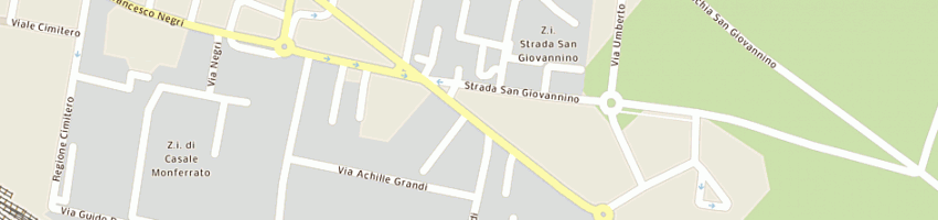 Mappa della impresa bar stop and go a CASALE MONFERRATO