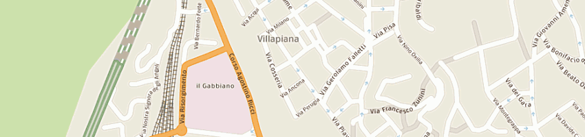 Mappa della impresa rosso giovanni a SAVONA