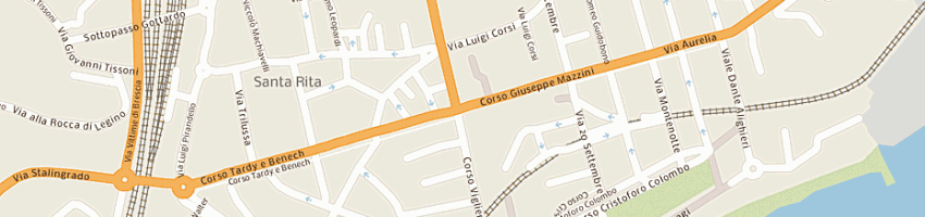Mappa della impresa caffelatte di ventura, gaggero e c sas a SAVONA