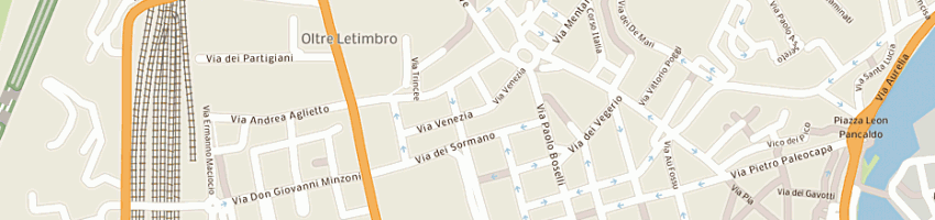 Mappa della impresa adorno fausto a SAVONA