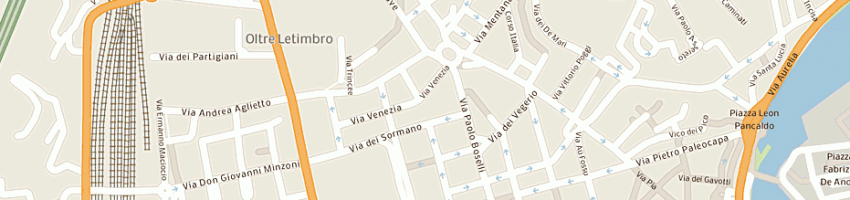 Mappa della impresa moretti franco a SAVONA