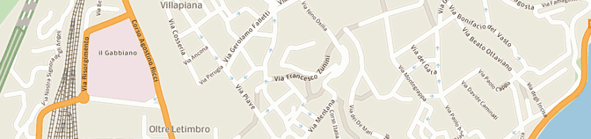 Mappa della impresa fenoglio franco a SAVONA