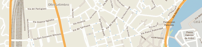 Mappa della impresa il raffio onlus coop soc a rl a SAVONA