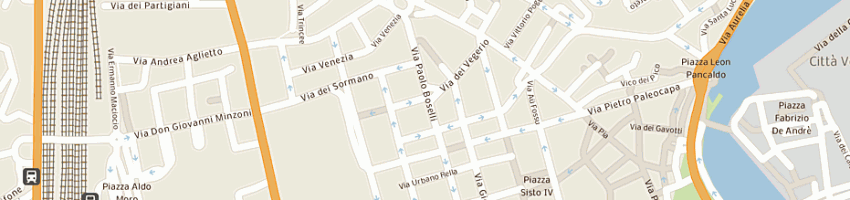 Mappa della impresa modafferi alessandro a SAVONA