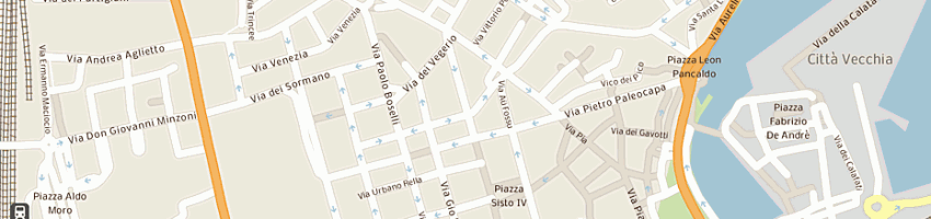 Mappa della impresa galleria d'arte la piccola galleria a SAVONA