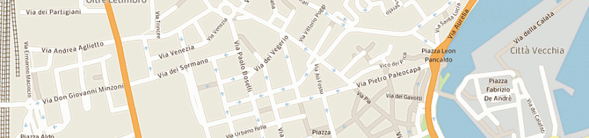 Mappa della impresa studio di ingegneria associato ferrari g e pacini m a SAVONA