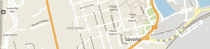 Mappa della impresa la rosa paola santa a SAVONA