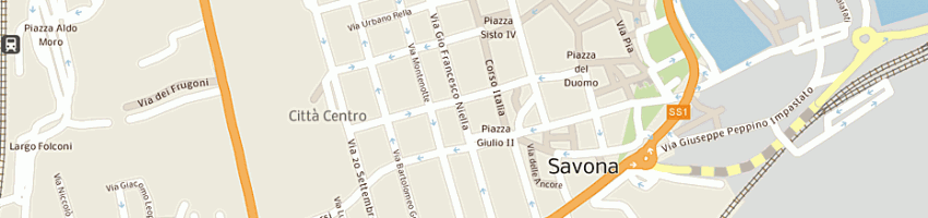 Mappa della impresa studio associato rag nuti e rag barattero a SAVONA