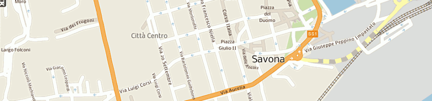 Mappa della impresa bianchi emilio a SAVONA
