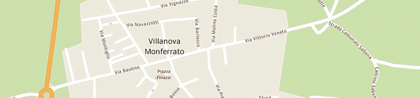 Mappa della impresa croce rossa italiana a VILLANOVA MONFERRATO