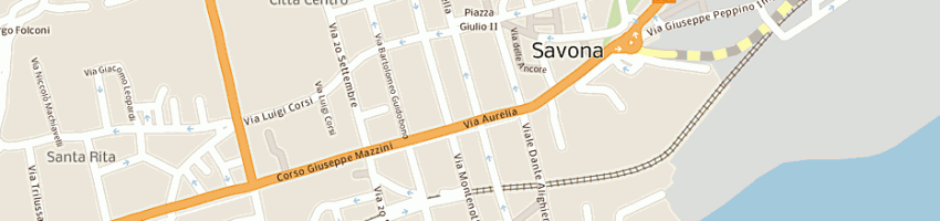 Mappa della impresa selis giovanni franco a SAVONA