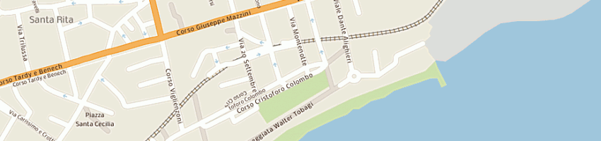 Mappa della impresa bagni wanda a SAVONA