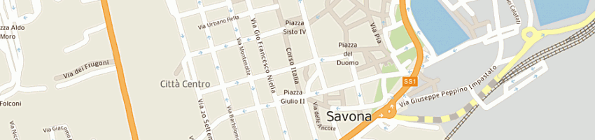 Mappa della impresa pesco donatella a SAVONA