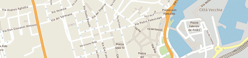 Mappa della impresa biale fabrizio a SAVONA