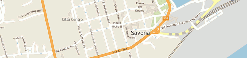 Mappa della impresa grappiolo enrico a SAVONA
