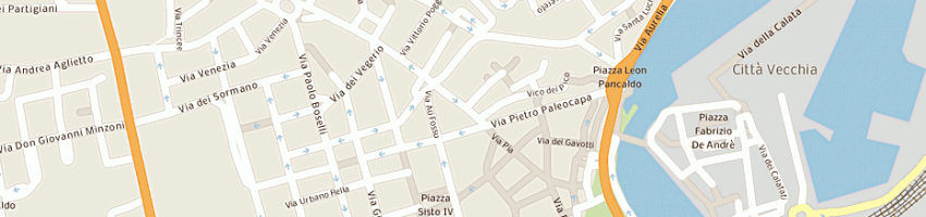 Mappa della impresa caccamo giuseppina a SAVONA