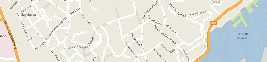 Mappa della impresa nonsolocarni di la monaca maurizia a SAVONA