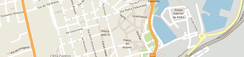 Mappa della impresa cassa di risparmio di savona a SAVONA