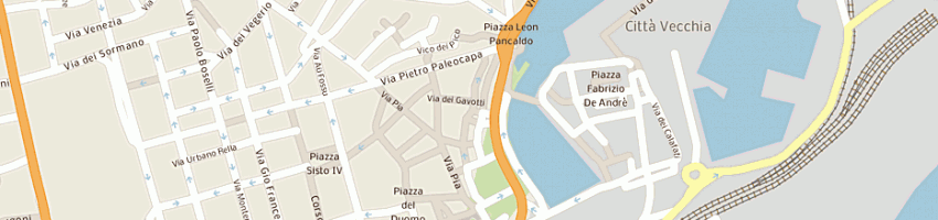 Mappa della impresa archivio di stato a SAVONA