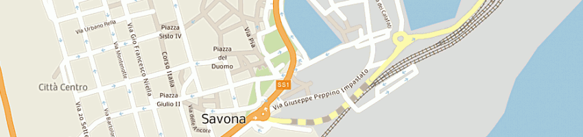 Mappa della impresa autorita' portuale di savona a SAVONA