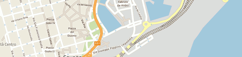 Mappa della impresa centro servizi n 1 di girardo riccardo a SAVONA