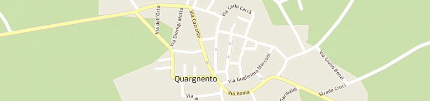 Mappa della impresa ai quattro gatti a QUARGNENTO