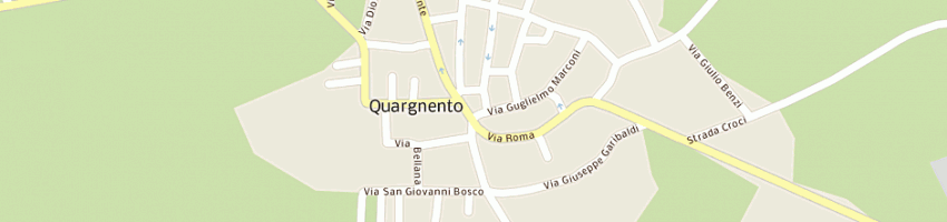 Mappa della impresa la panetteria di quargnento snc di piasentin david e masarin ileana a QUARGNENTO