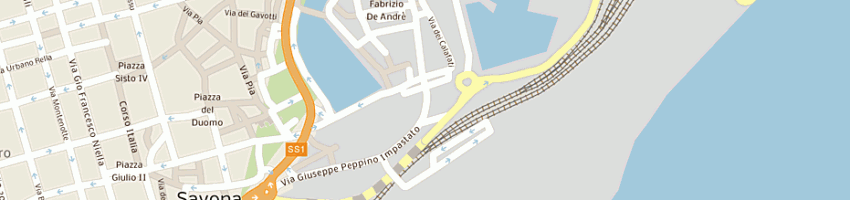 Mappa della impresa cral dipendenti porto pippo rebagliati a SAVONA