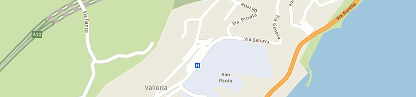 Mappa della impresa pompe funebri del buono sas a SAVONA