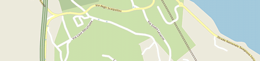 Mappa della impresa mgs alluminio di gini massimiliano a BAVENO