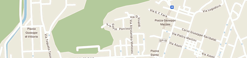 Mappa della impresa ministru ettore a BOSA