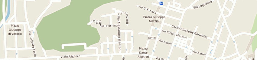Mappa della impresa studio tecnico pm degli ingg antonio pintus e maria stella monni a BOSA