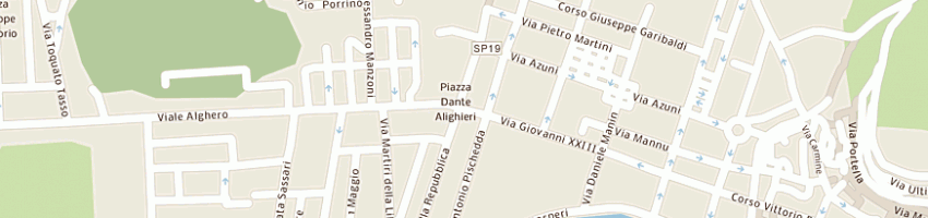 Mappa della impresa oggianu dr piero studio dentistico a BOSA