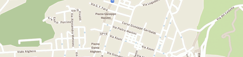 Mappa della impresa pinna giuseppe a BOSA
