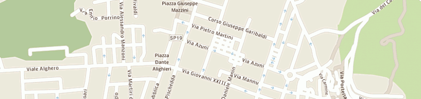 Mappa della impresa pala giuseppe e  c snc a BOSA