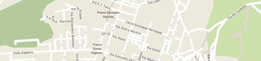 Mappa della impresa istituto q famiglia a BOSA