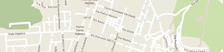 Mappa della impresa marini ettore a BOSA