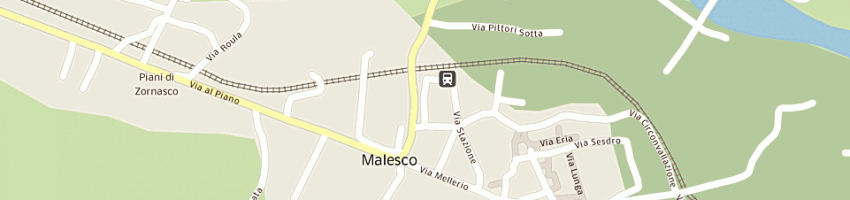 Mappa della impresa farmacia bovio dr mario a MALESCO