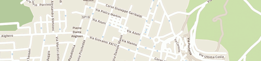 Mappa della impresa pro-loco melkiorre melis a BOSA