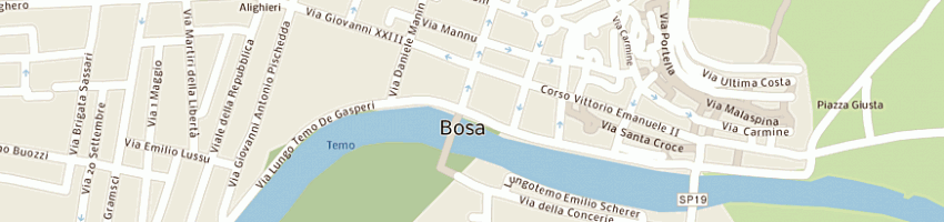 Mappa della impresa lai - urgu - unali ditta a BOSA