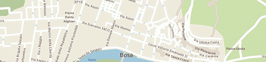 Mappa della impresa total sport di rassu piermario a BOSA