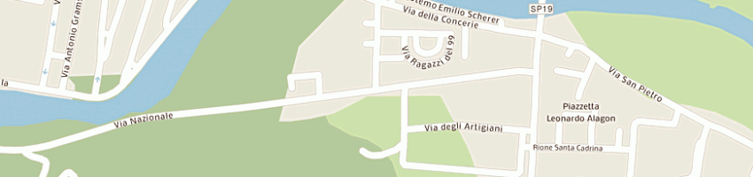 Mappa della impresa calipso di olla ubaldo a BOSA