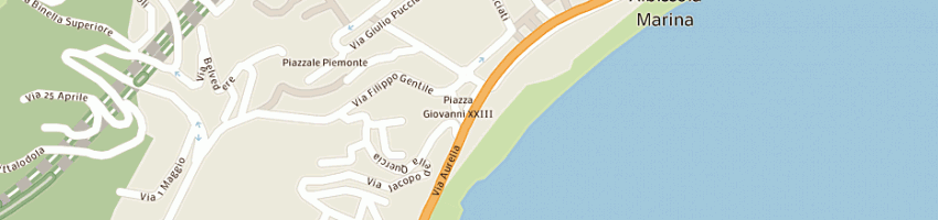 Mappa della impresa bagni lido a ALBISSOLA MARINA