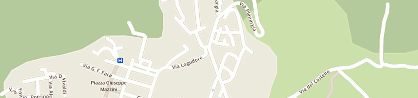 Mappa della impresa melas alfonso e figli snc a BOSA
