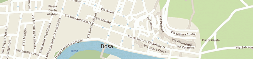 Mappa della impresa d e d di alessandro e flavia deriu snc a BOSA