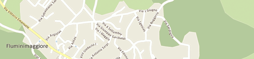 Mappa della impresa orru' daniele a FLUMINIMAGGIORE