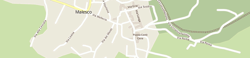 Mappa della impresa besana guido a MALESCO